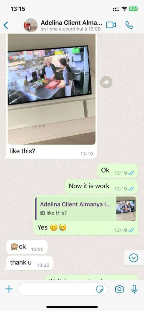 Quick WhatsApp support for technical issues: Interaction 4
